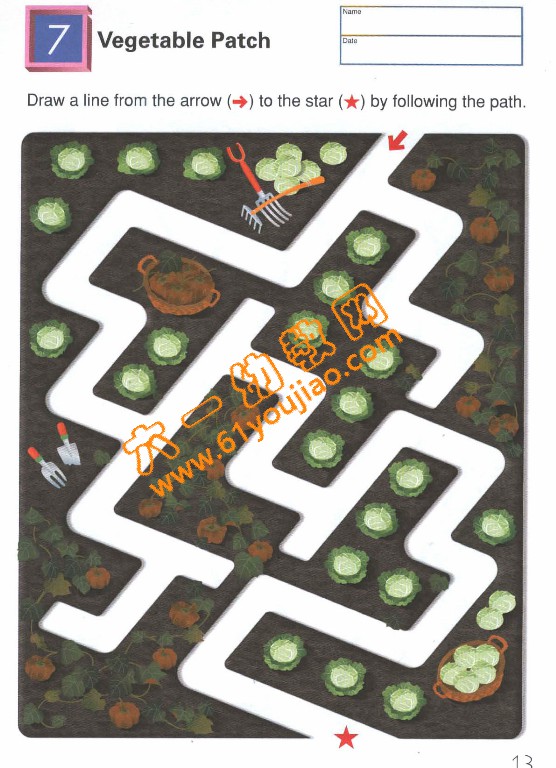 小班迷宫图11